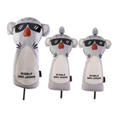 Lesmart Koala Golf Club Head Covers for Driver Fairway Woods (3 Pcs)
